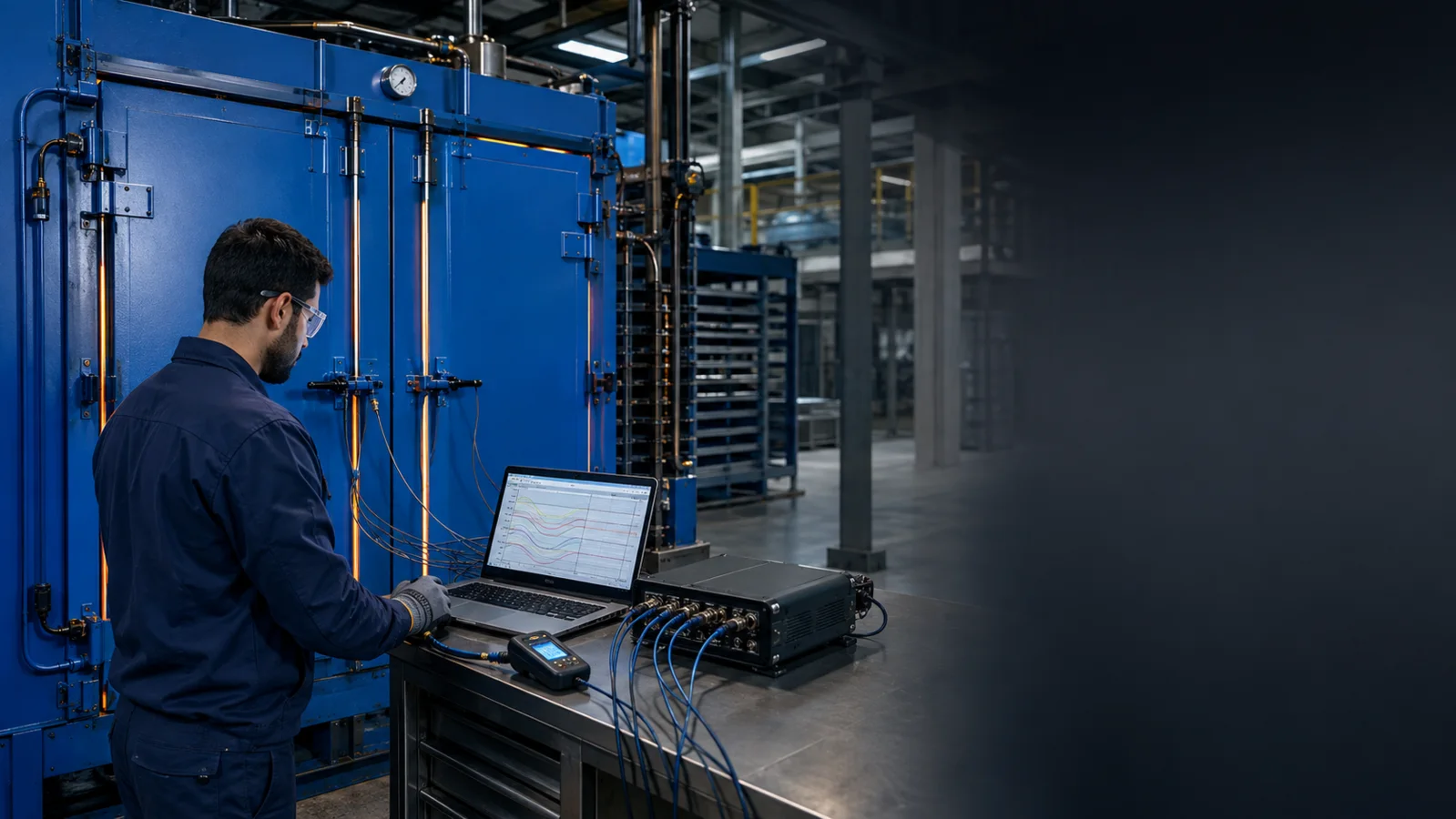 کالیبراسیون کوره ایجینگ آلومینیوم و تست یکنواختی دما